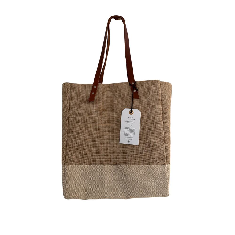 Apolis Global Citizen Natural BYO Bag Market Bag 16x13x6 in